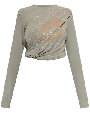 DIESEL T-Asay Top - Grijs