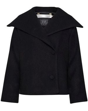 Inwear Single-Breasted Coats - Black