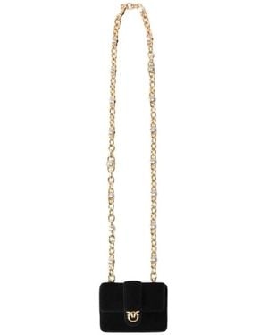 Pinko Tassen ,Zwart ,Mini Tas - Wit
