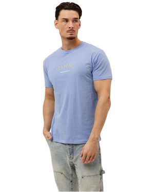 Iceberg Tops ,Blauw ,Katoen Baseball T-Shirt