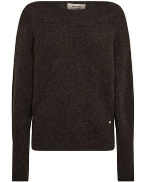 Mos Mosh Truien & Vesten ,Bruin ,Gebreide Kleding - Zwart