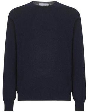 D4.0 Round-Neck Knitwear - Blue