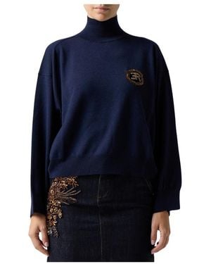 Ermanno Scervino Turtlenecks - Bleu