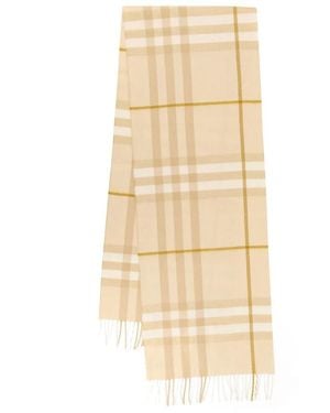 Burberry Winter Scarves - Natural
