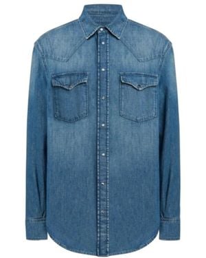 Dondup Denim Shirts - Blue