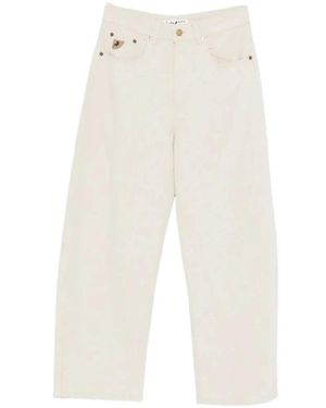 Lois Cropped Jeans - White