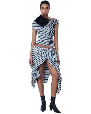 VAQUERA Midi Skirts - Azul