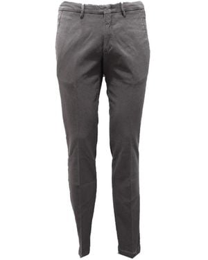 Michael Coal Slim-Fit Trousers - Grey