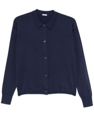 Aspesi Vest Met Kraag - Blauw
