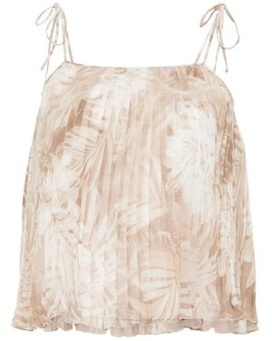Ermanno Scervino Sleeveless Tops - Natural
