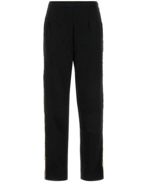 Bode Straight Trousers - Negro