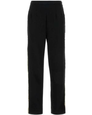 Bode Straight Trousers - Negro