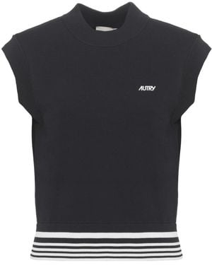 Autry Viscose Vest - Zwart