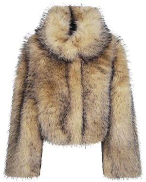 ROTATE BIRGER CHRISTENSEN Faux Fur & Shearling Jackets - Brown