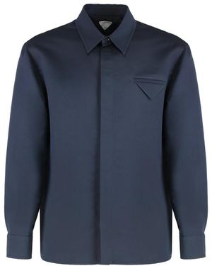 Bottega Veneta Casual Shirts - Blu