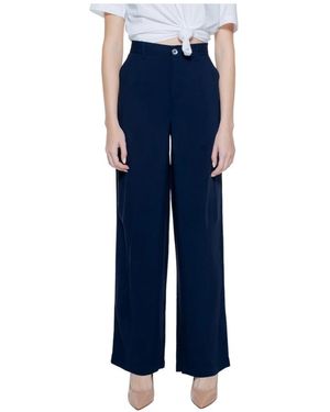 Street One Wide Trousers - Blu