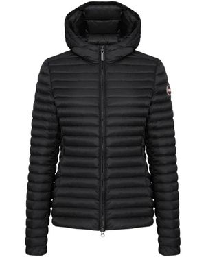 Colmar Leichte Daunenjacke Mit Kapuze - Schwarz