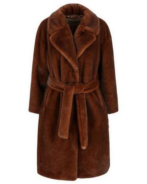 Herno Belted Coats - Brown