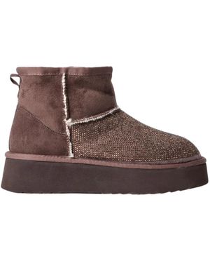 Gaelle Paris Winter Boots - Brown
