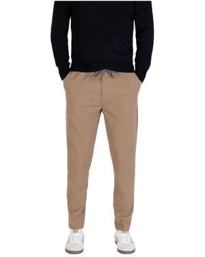 Gianni Lupo Slim-Fit Trousers - Noir