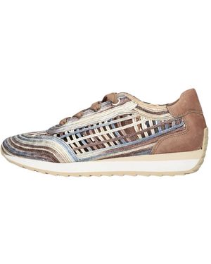 Softwaves Schoenen ,Veelkleurig ,Leer 9.32.30 Low Sneakers - Wit