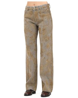 ViCOLO Jeans ,Bruin ,Denim Alex Jeans - Naturel