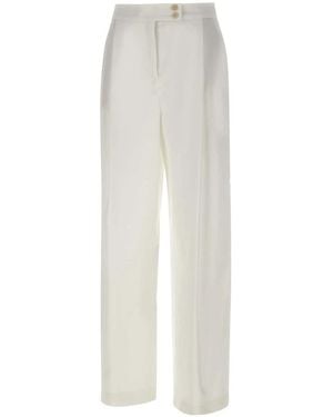 Eleventy Straight Trousers - White
