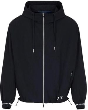 ARMANI EXCHANGE Light Jackets - Blue