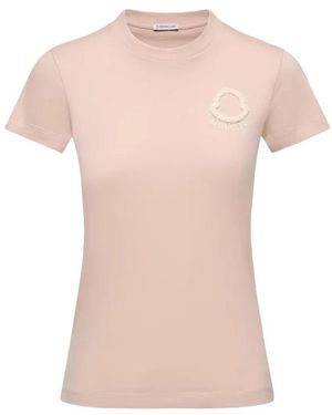 Moncler T-Shirts - Pink