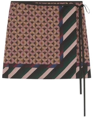 Dries Van Noten Short Skirts - Marrón