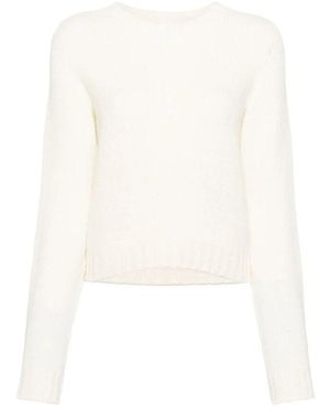 Palm Angels Round-Neck Knitwear - Blanc