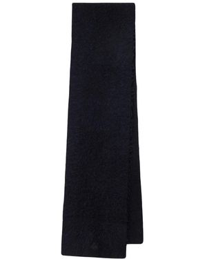 Isabel Marant Accessoires ,Zwart ,Peliz Sjaal - Blauw