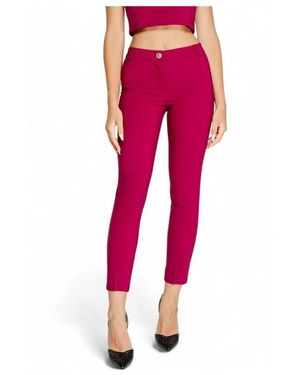 Rinascimento Rosa Polyester Jeans & Hose - Rot