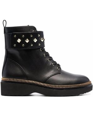 Michael Kors Lace-Up Boots - Black
