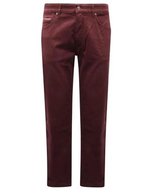 Harmont & Blaine Straight Fit Jeans - Red