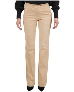 Kiton Straight Pants - Natural