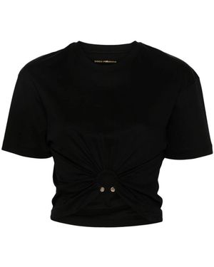 Rabanne T-Shirts - Black