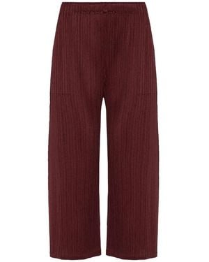 Issey Miyake Wide Trousers - Red