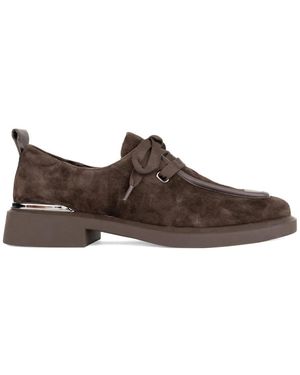 Linda Baumann Schoenen ,Bruin ,Leer Lace-Up Oxford Schoenen
