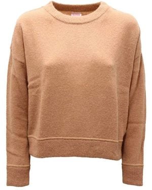 Sun 68 Round-Neck Knitwear - Marron