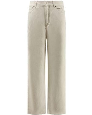 Fendi Jeans ,Katoen Rechte Five-Pocket Jeans - Naturel