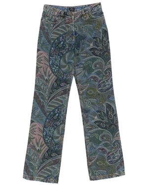 Etro Straight Pants - Gray
