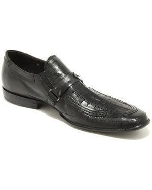 Barracuda Schwarze Lederschuhe Für Herren, Hergestellt