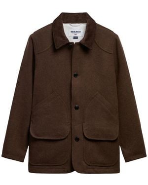 Sebago Single-Breasted Coats - Marrón