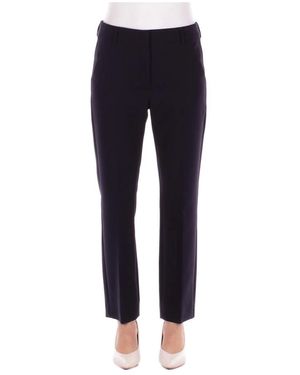 Weekend by Maxmara Straight Trousers - Azul