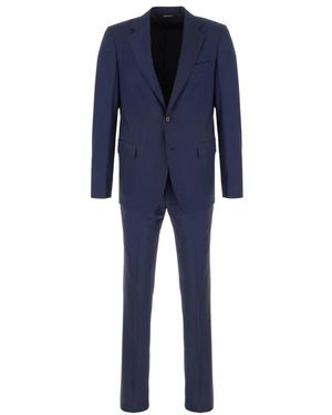 Colamarino Kostuums ,Blauw ,Single Breasted Suit