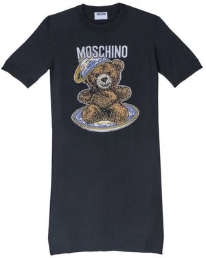 Moschino Knitted Dresses - Blue