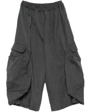 Comme des Garçons Wijde Cargo Broek - Grijs