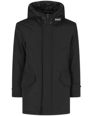 Woolrich Jassen ,Zwart ,Polar High Collar Parka