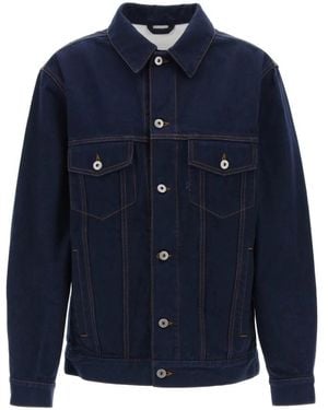 Burberry Denim Jackets - Blue